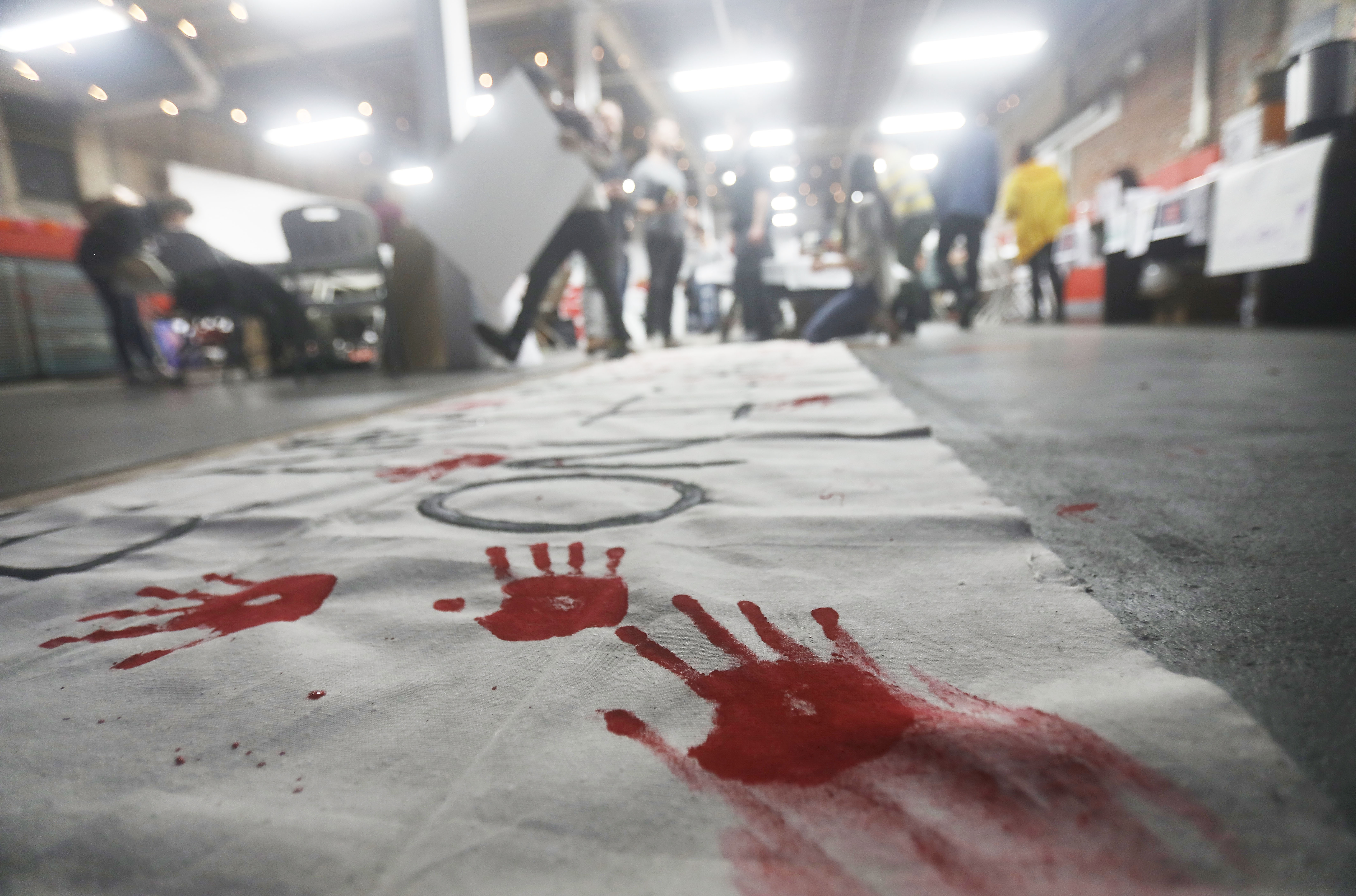 Activists Gather To Make Signs And Art Ahead Of Saturday's March For Our Lives