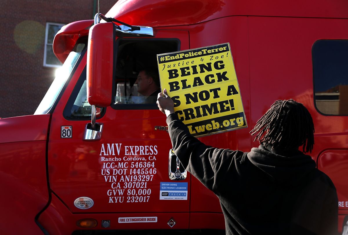 Demonstrators Protest Against Recent Sacramento Police Shooting Of Unarmed Black Man