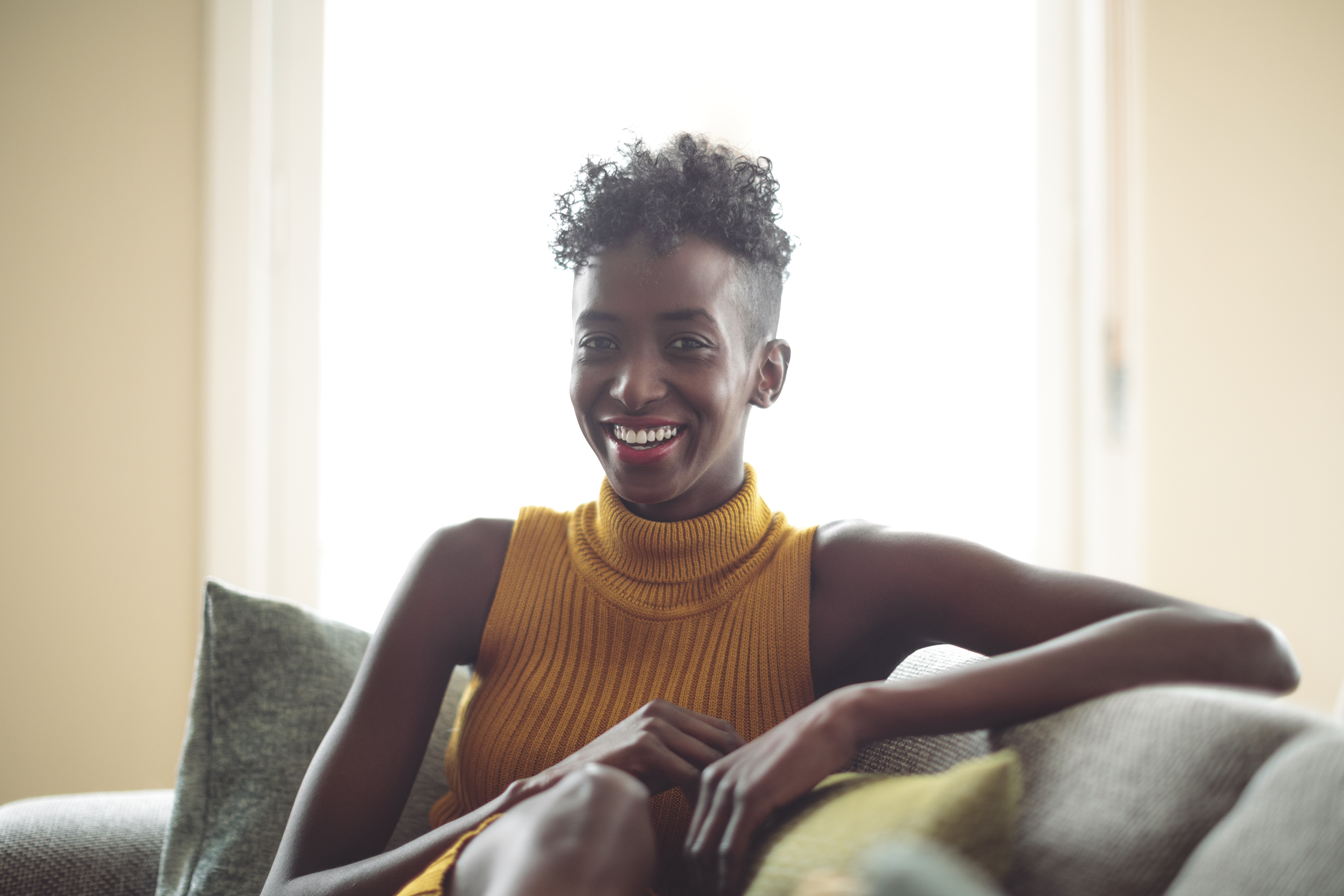 Portrait of a beautiful woman