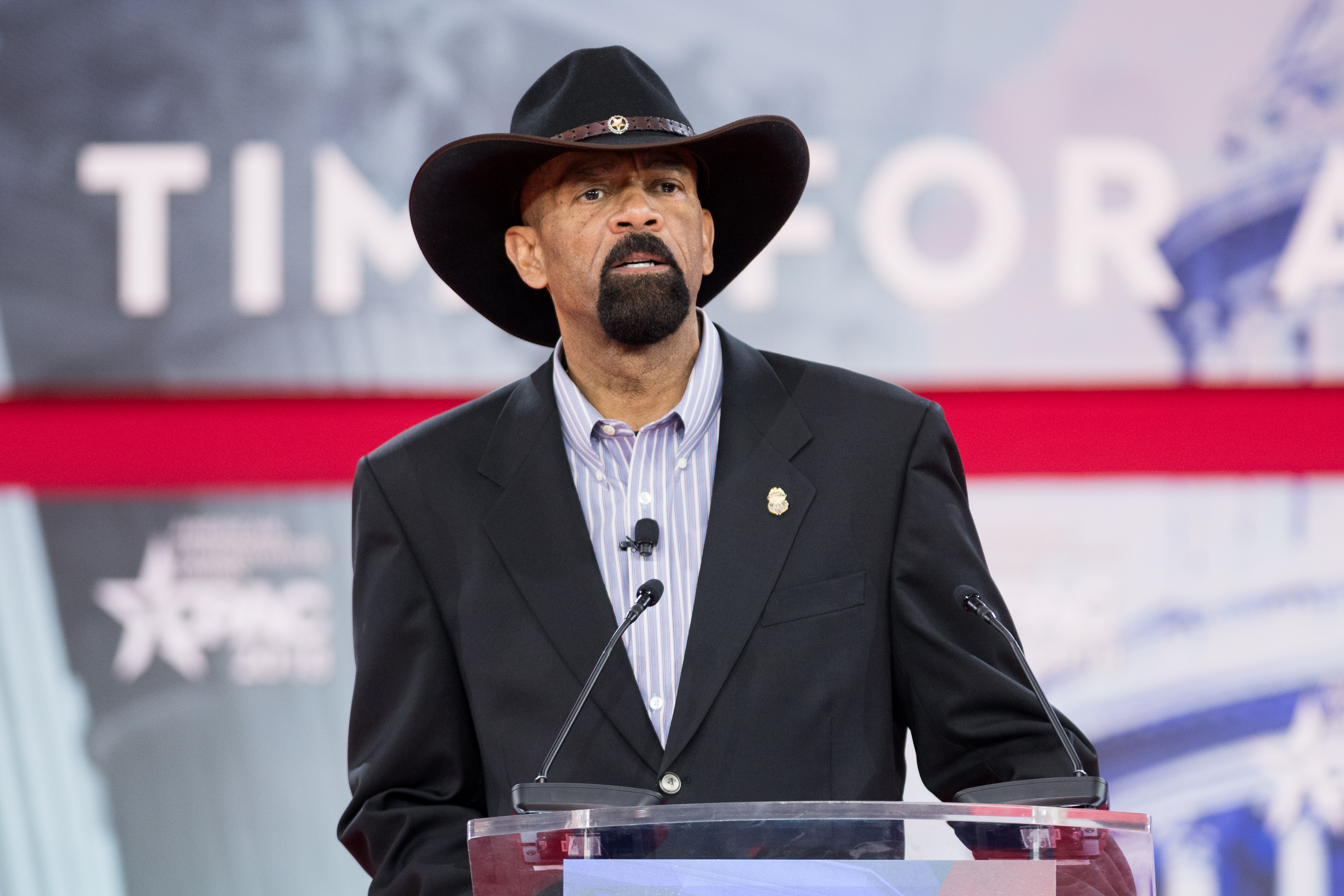 David Clarke, former Sheriff of Milwaukee County, Wisconsin...