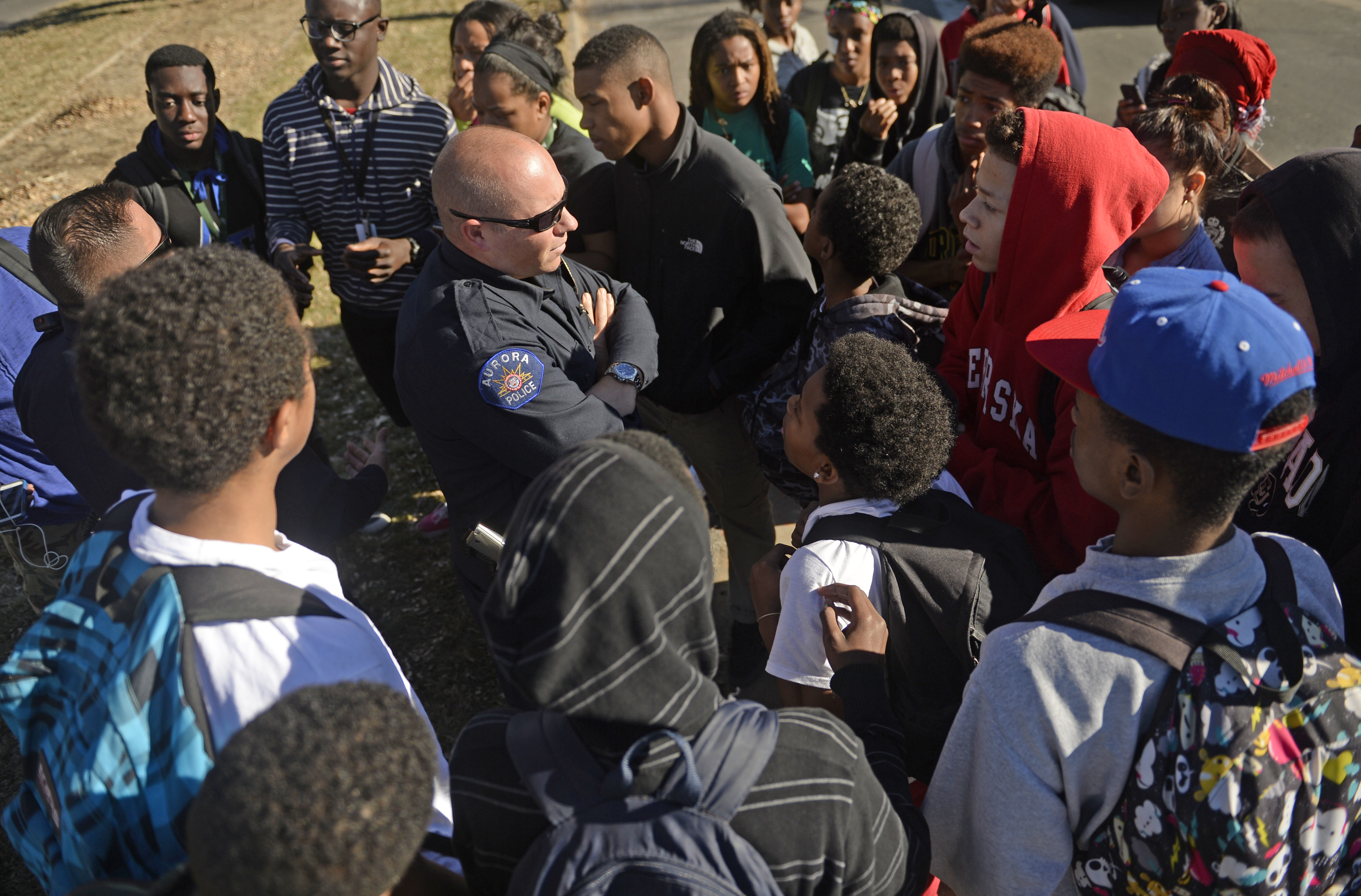 Student protect over Michael Brown and Eric Garner