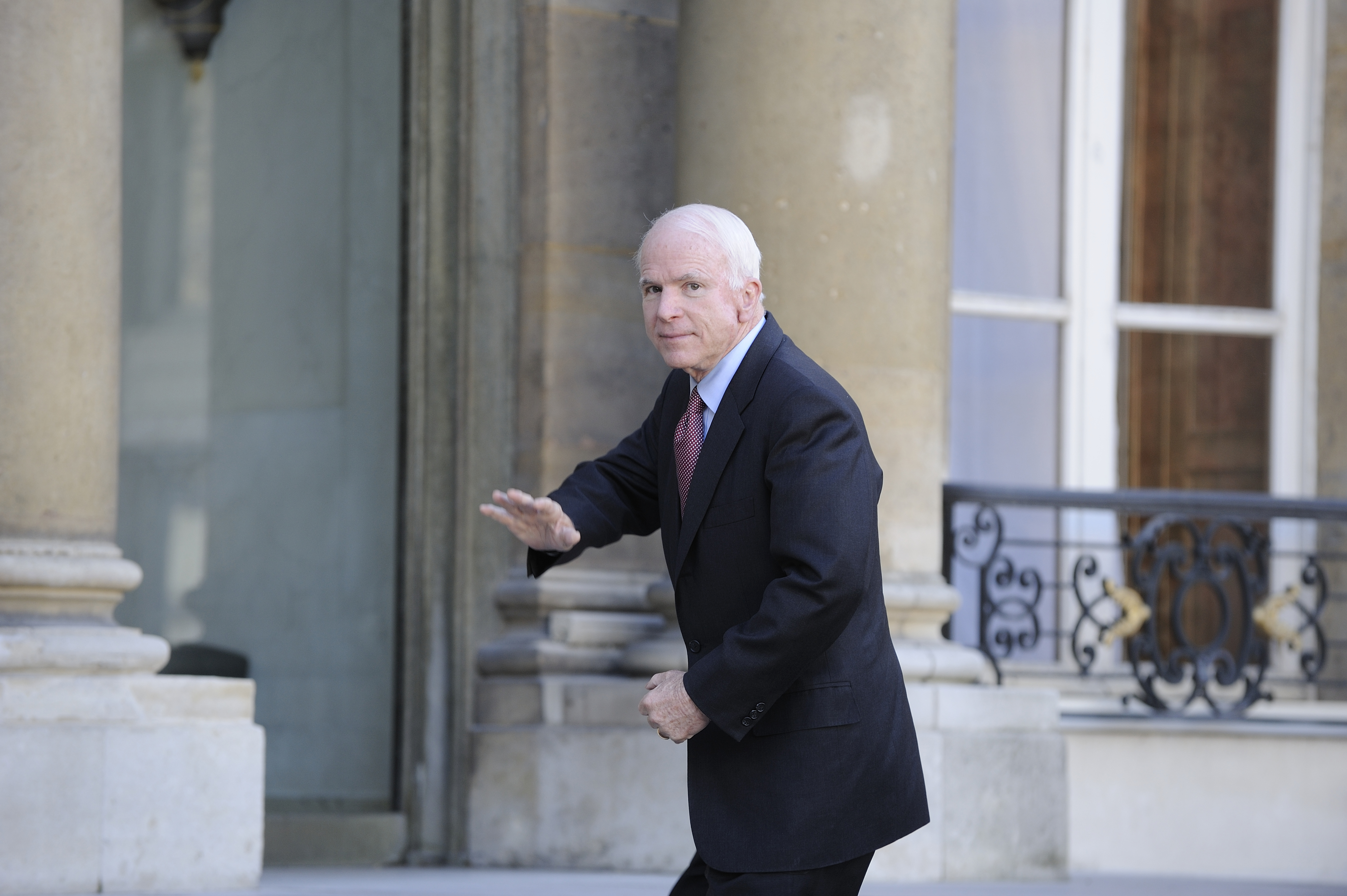John McCain à l'Elysée