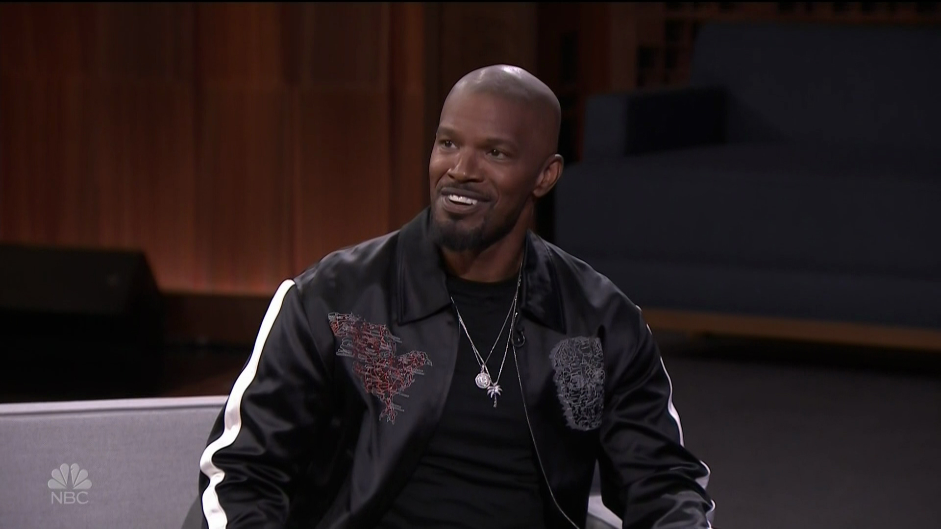 Charades with Jamie Foxx, Taron Egerton and Zoey Deutch as seen on NBC's 'The Tonight Show Starring Jimmy Fallon.'