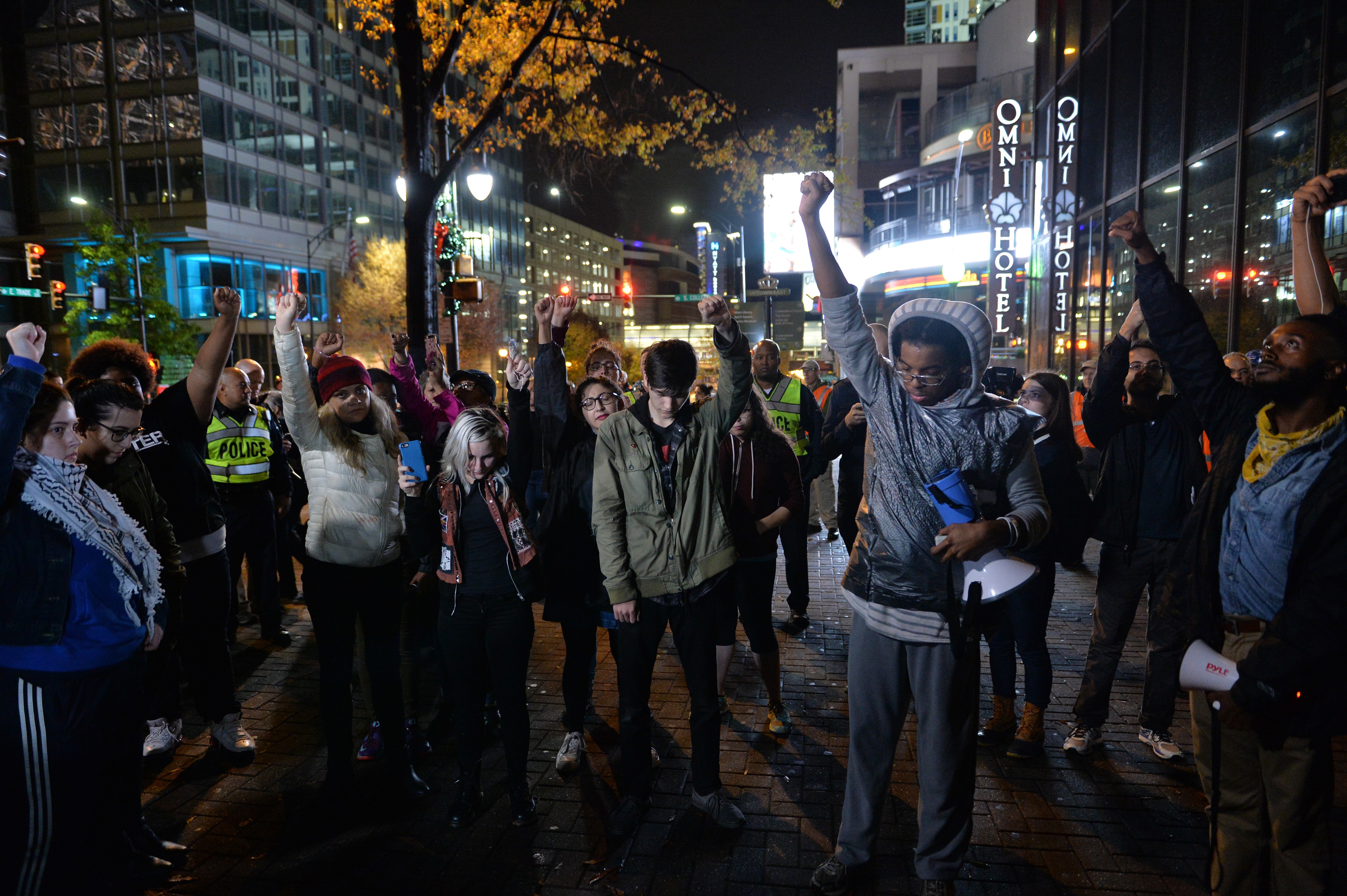 Protests against police violence in Charlotte