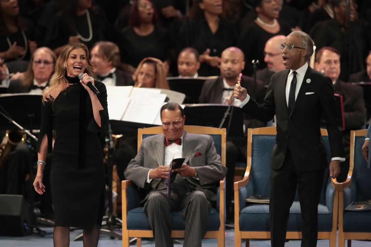 Soul Music Icon Aretha Franklin Honored During Her Funeral By Musicians And Dignitaries
