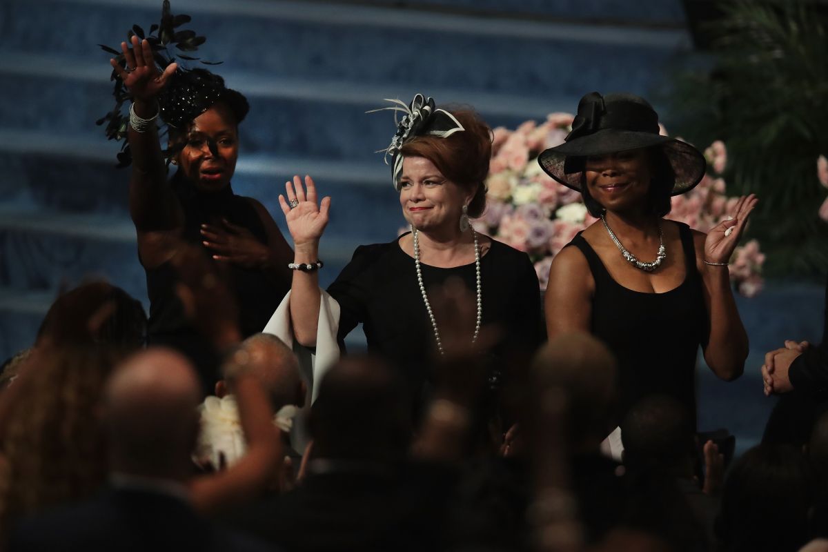 Soul Music Icon Aretha Franklin Honored During Her Funeral By Musicians And Dignitaries