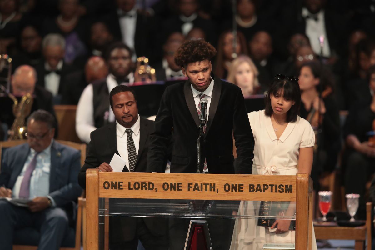 Soul Music Icon Aretha Franklin Honored During Her Funeral By Musicians And Dignitaries