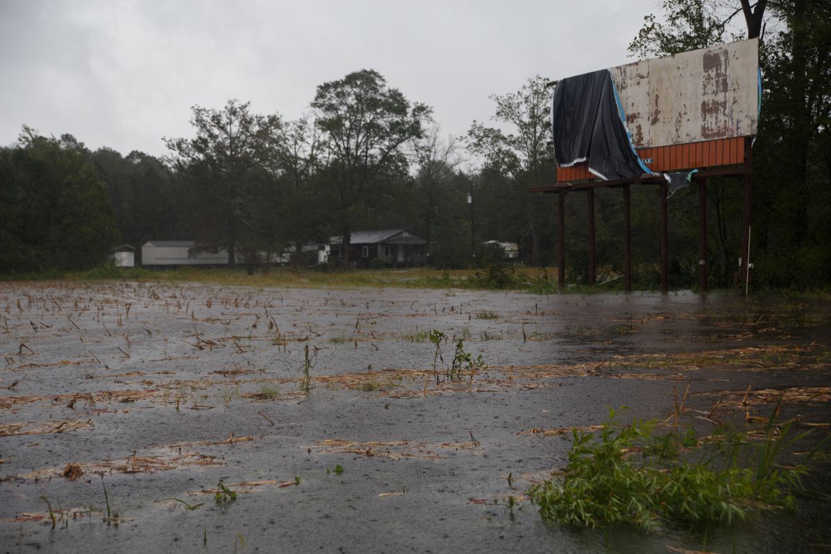 Hurricane Florence Flooding and Destruction In North Carolina
