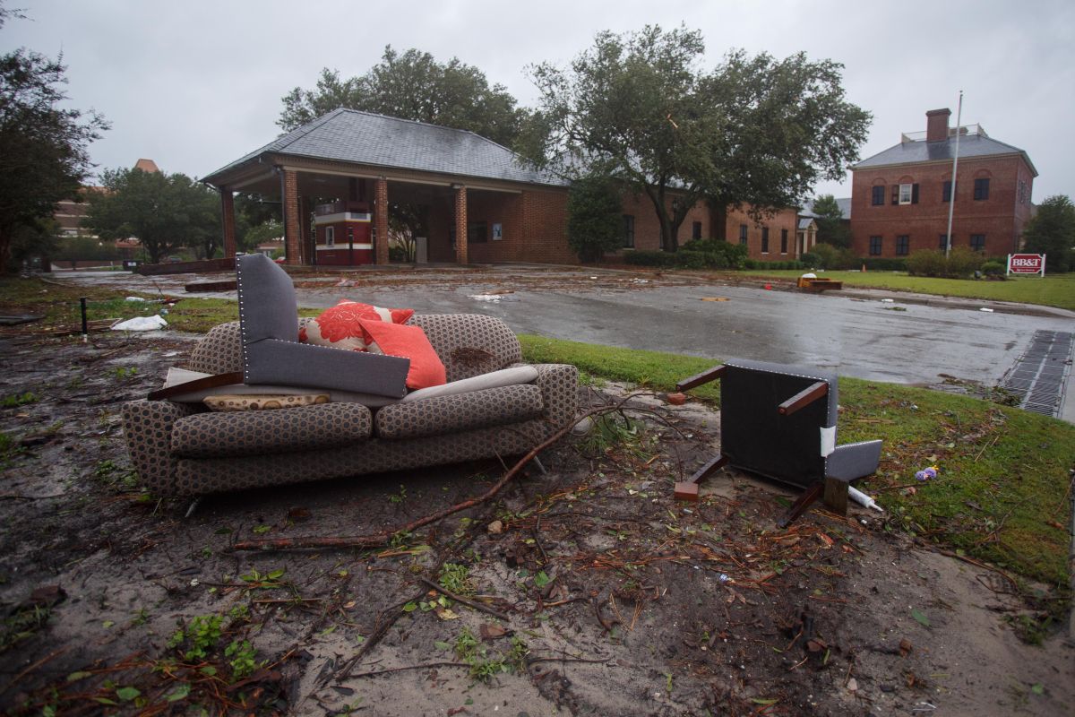 Hurricane Florence Flooding and Destruction In North Carolina