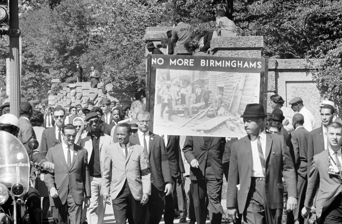 The Congress of Racial Equality conducted march.