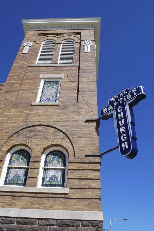 16th Street Baptist Church, site of a 1963 bombing that killed four girls in retaliation of the civil rights movement, Birmingham, Alabama
