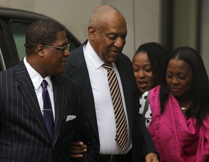 Bill Cosby With Keshia Knight Pulliam At His First Trial in 2017