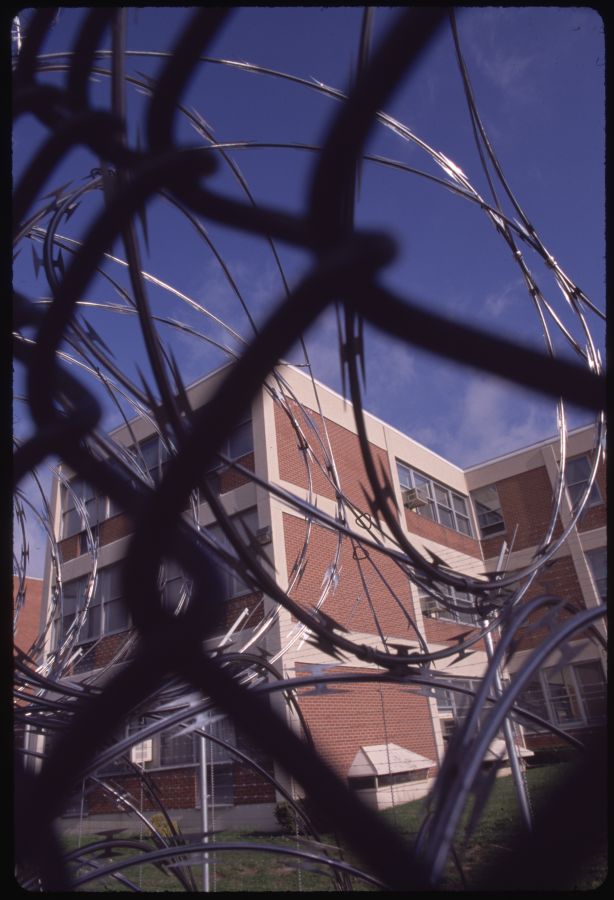Barbed Wire Fencing Outside Laurel Highlands Prison
