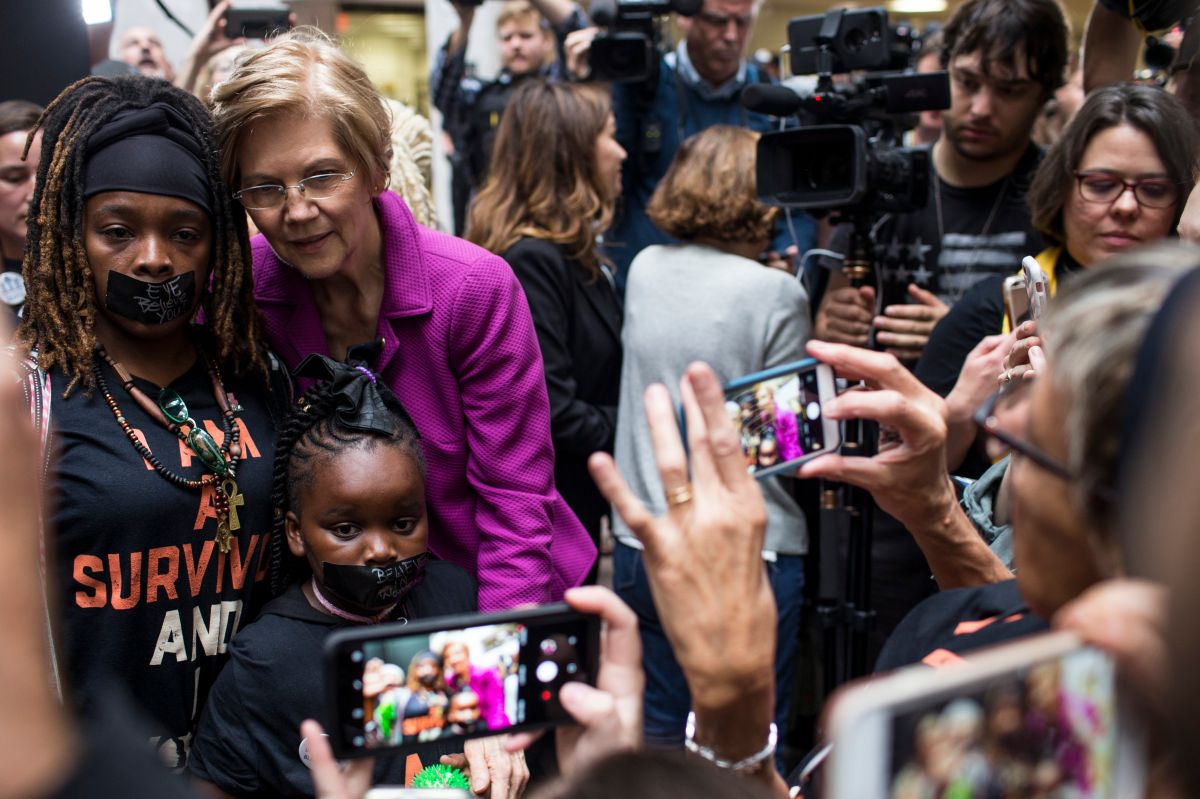 Protesters Demonstrate Against Supreme Court Nominee Brett Kavanaugh On Day Of Hearing With His Accuser Dr. Christine Blasey Ford