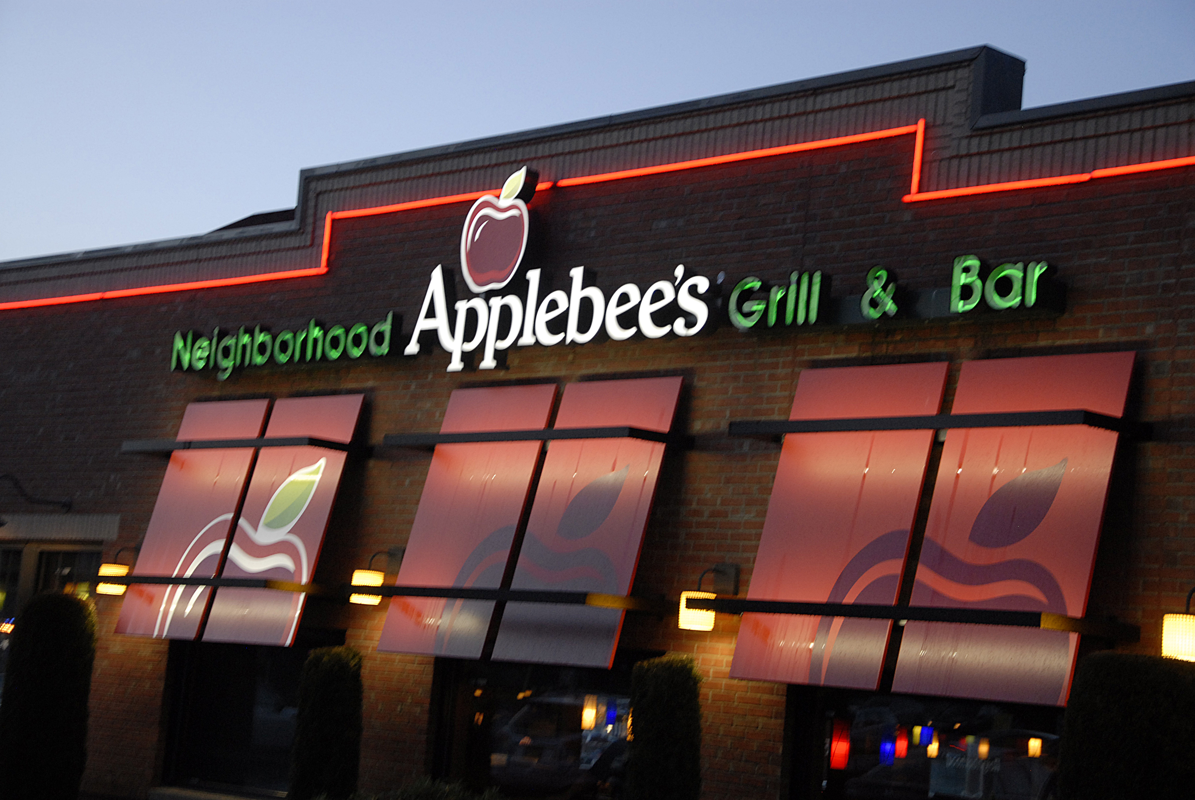 Applebees food menu in Buckley, wshington usa