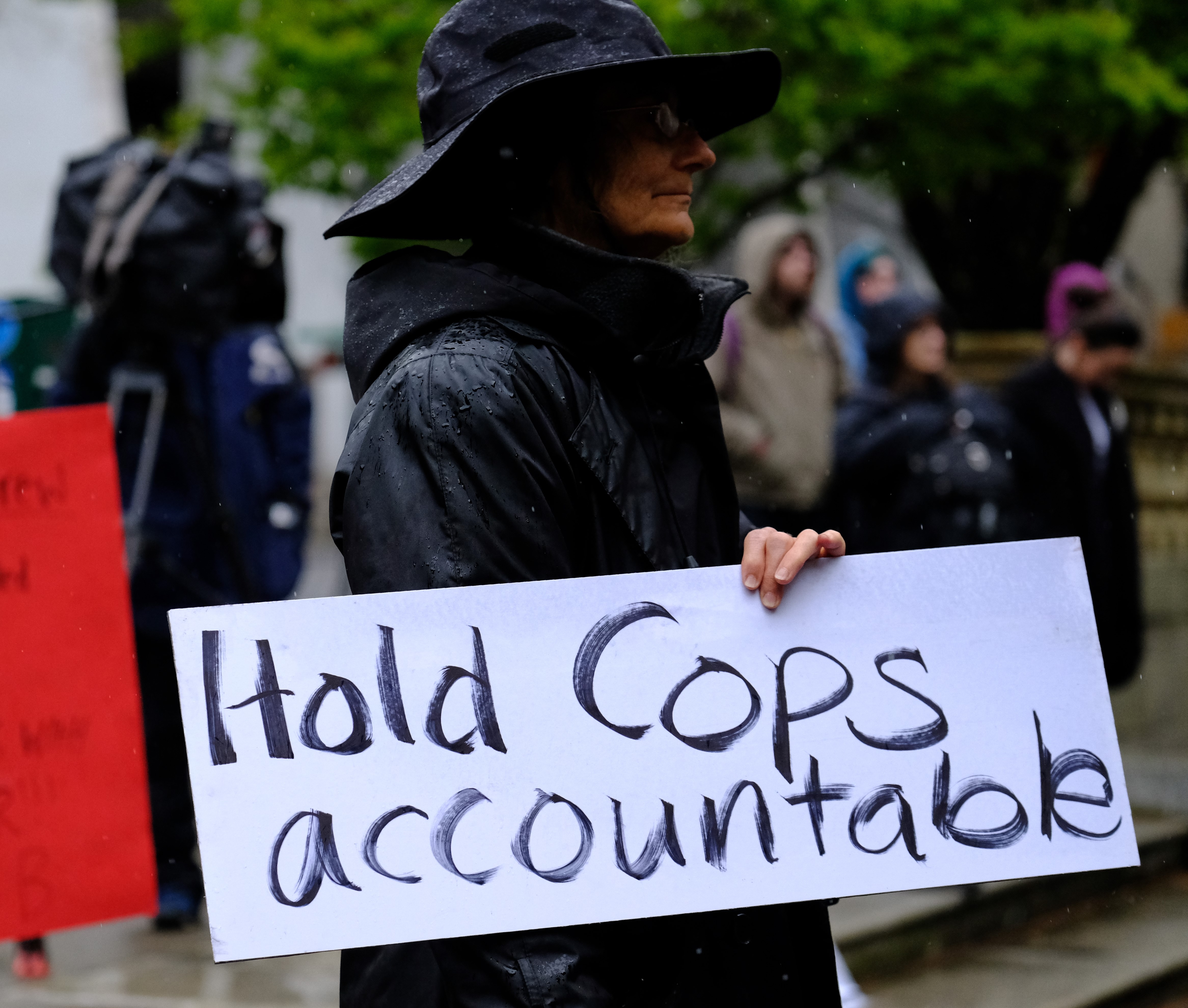 Protest against police shootings in Portland