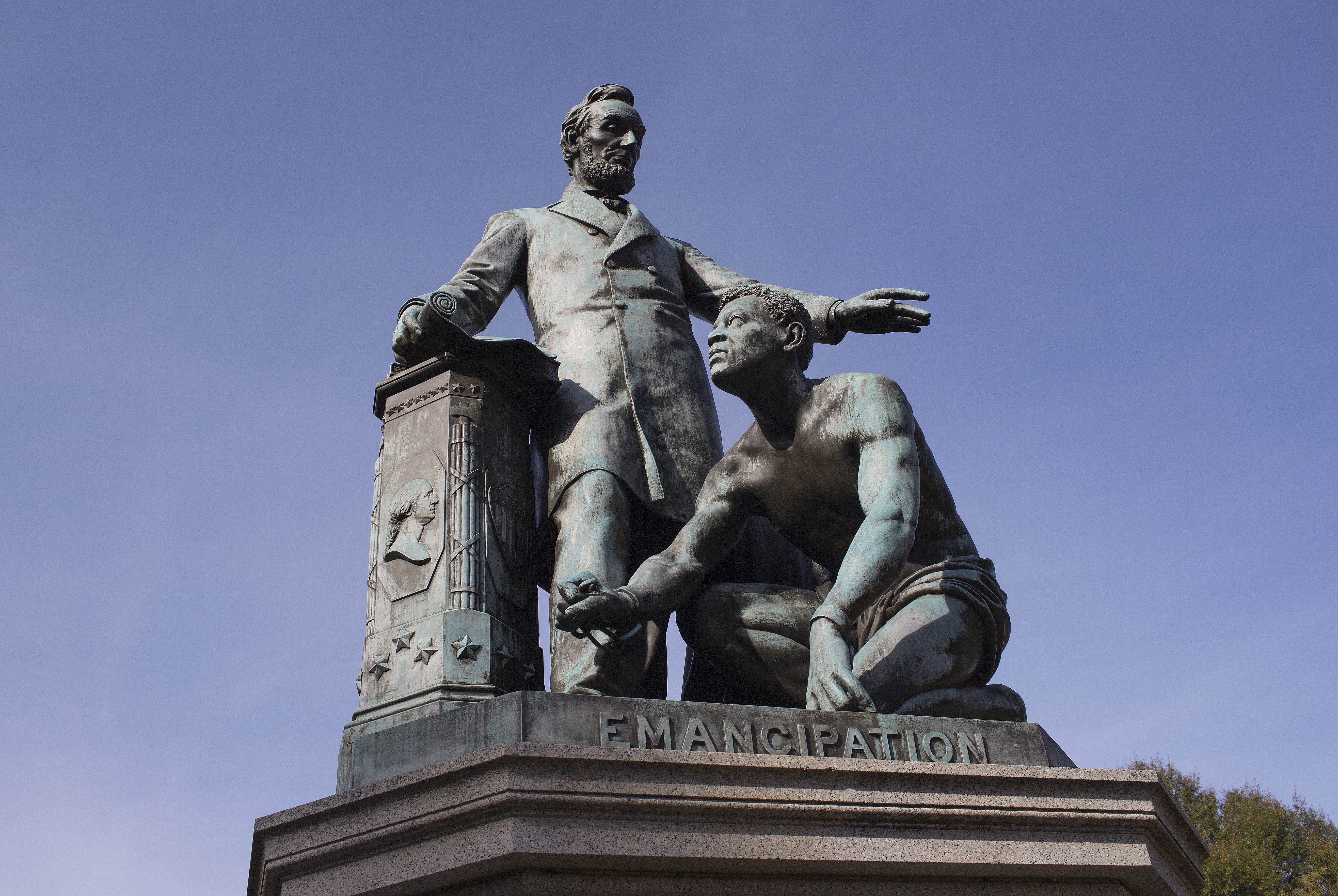 The Lincoln Emancipation Statue...