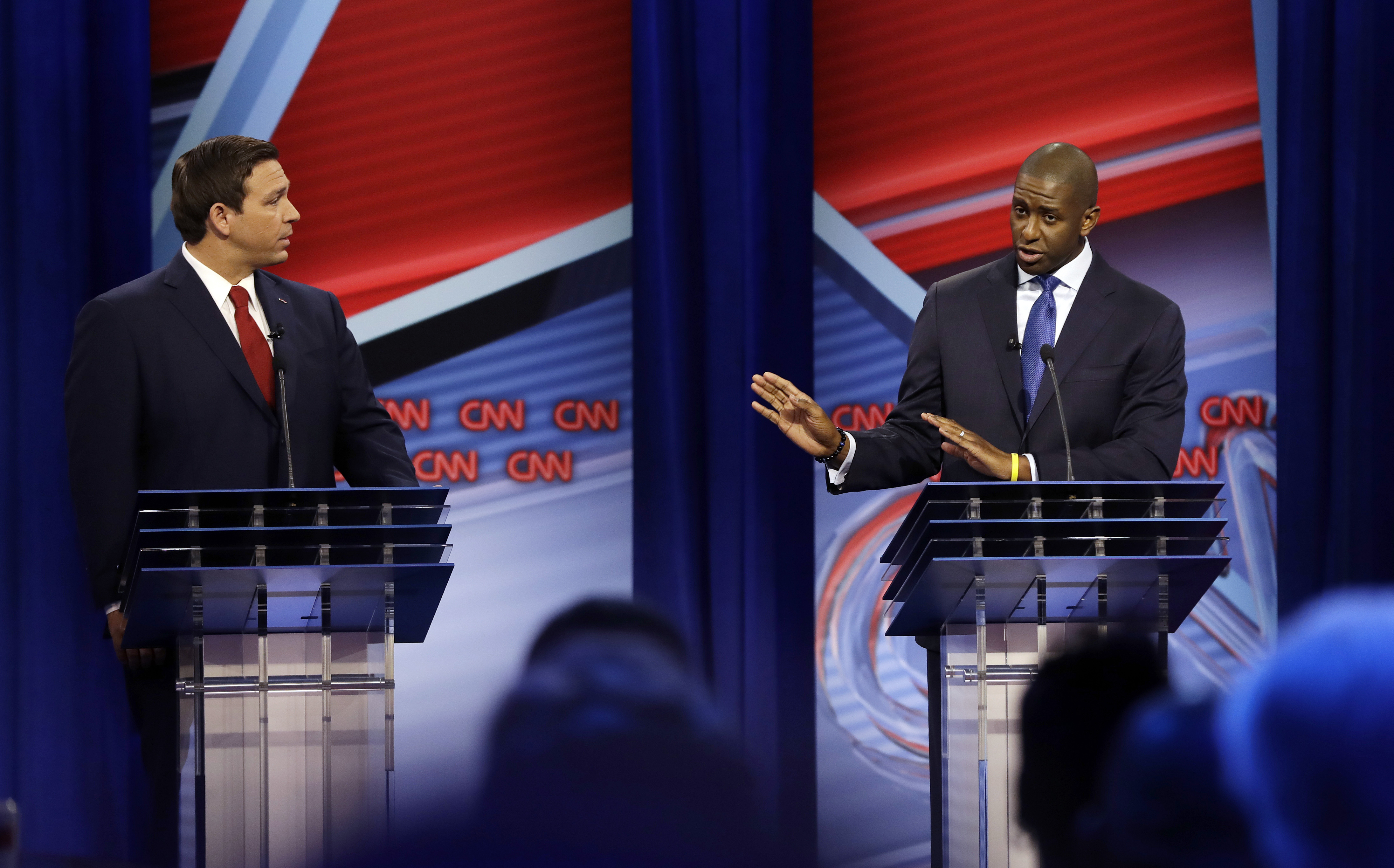 Andrew Gillum and Ron DeSantis Debate in Tampa