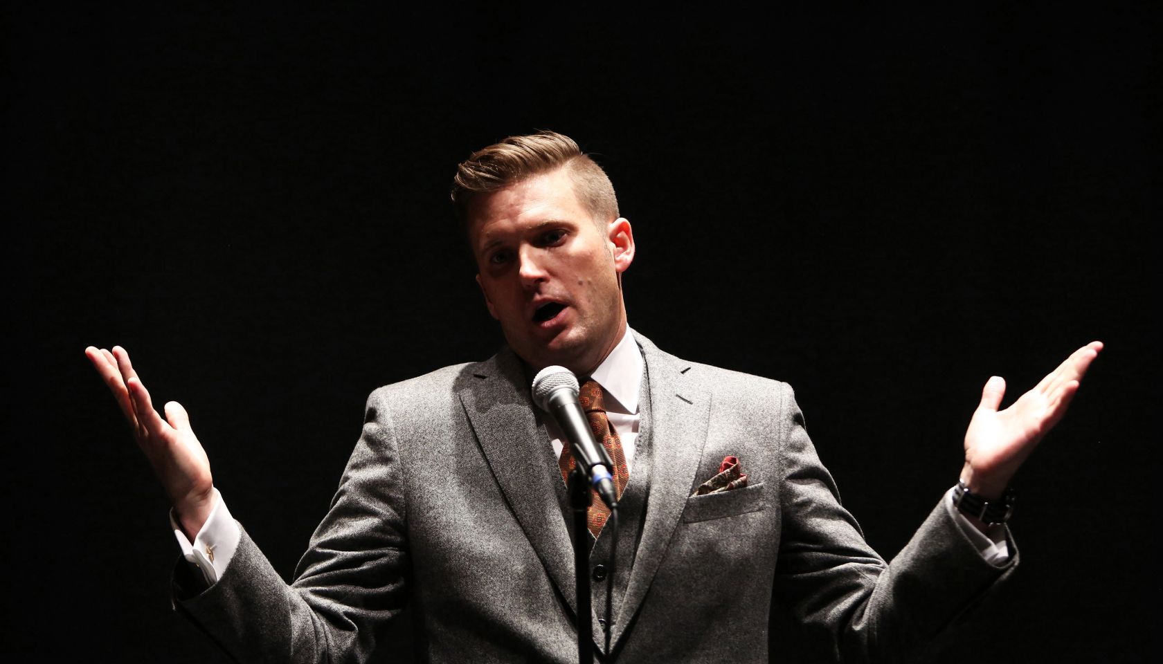 Richard Spencerâs wife files for divorce, claims he was âphysically, verbally and financially abusiveâ