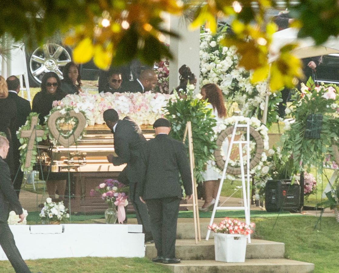 Kim Porter's funeral