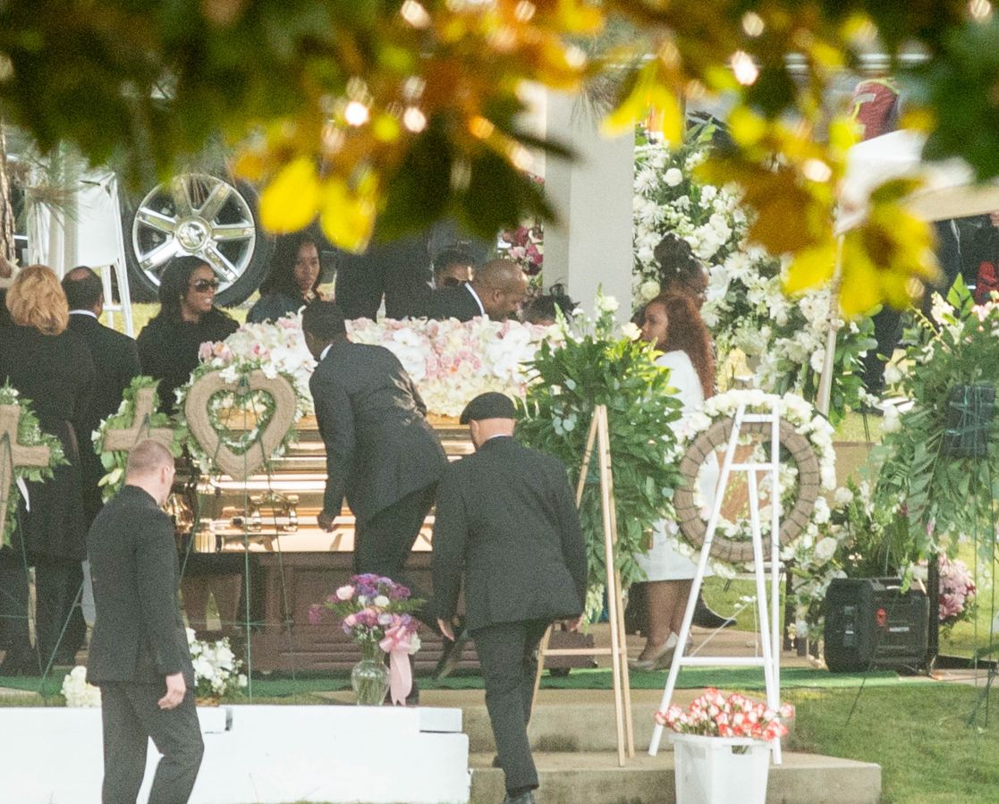 Kim Porter's funeral
