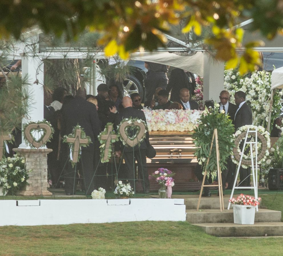Kim Porter's funeral