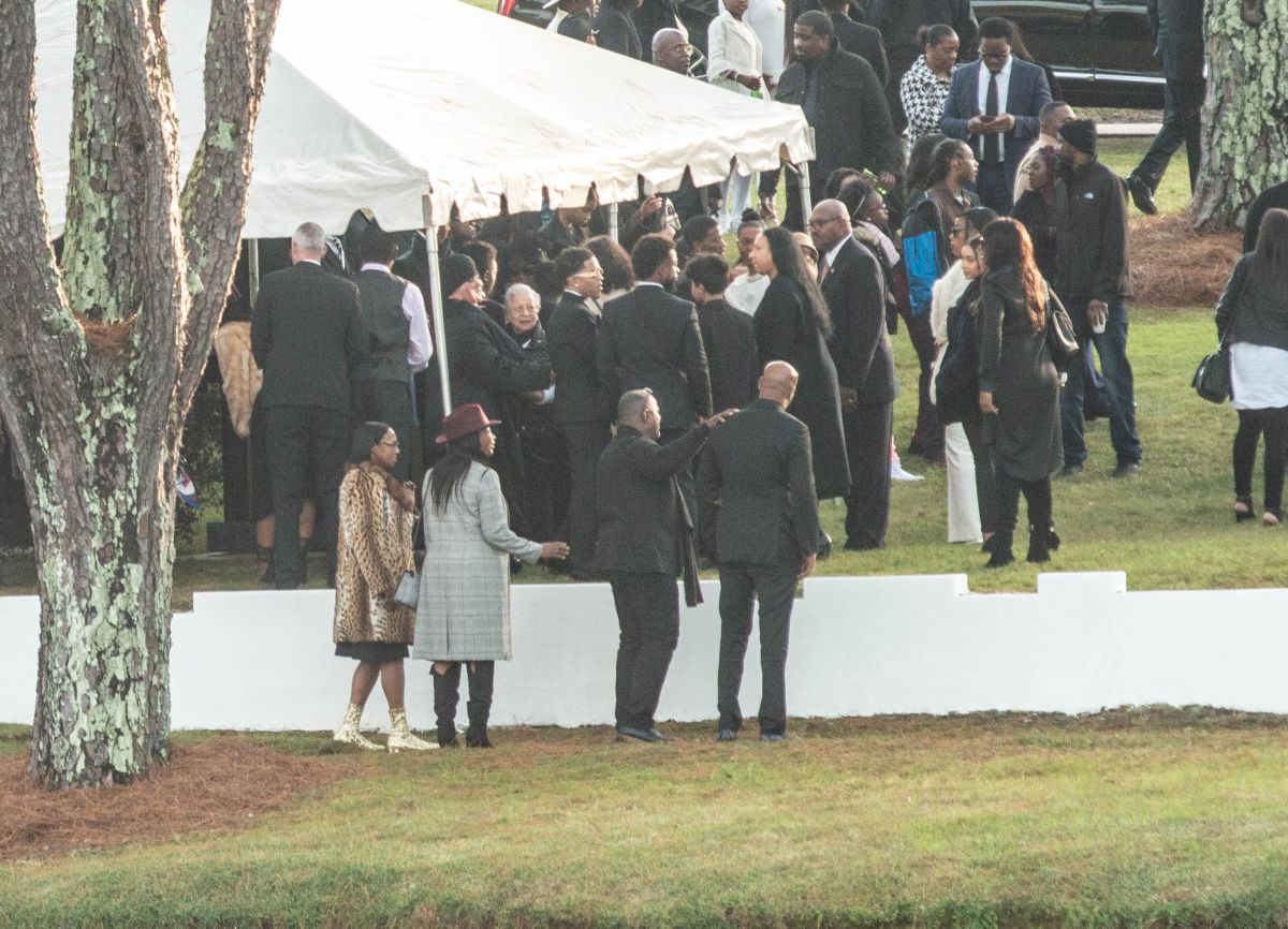 Kim Porter's funeral