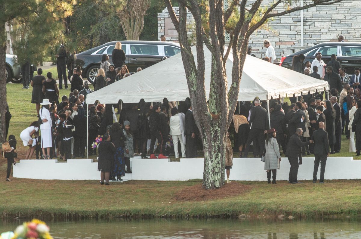 Kim Porter's funeral