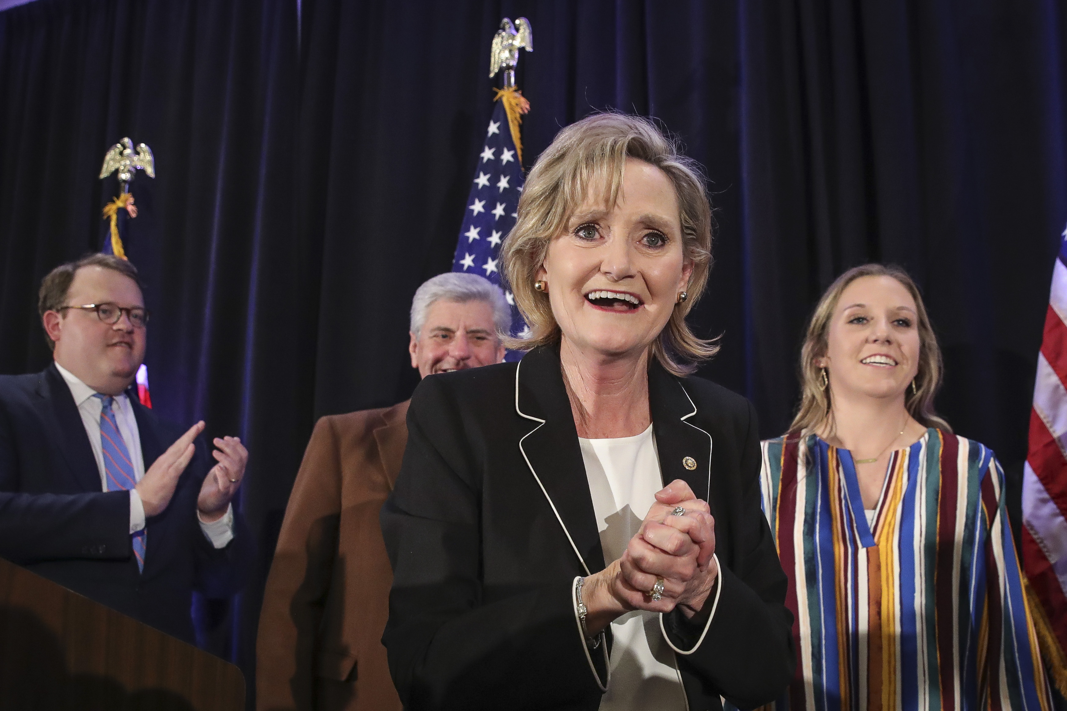 Cindy Hyde-Smith Holds Election Night Event In Tight Senate Runoff Election
