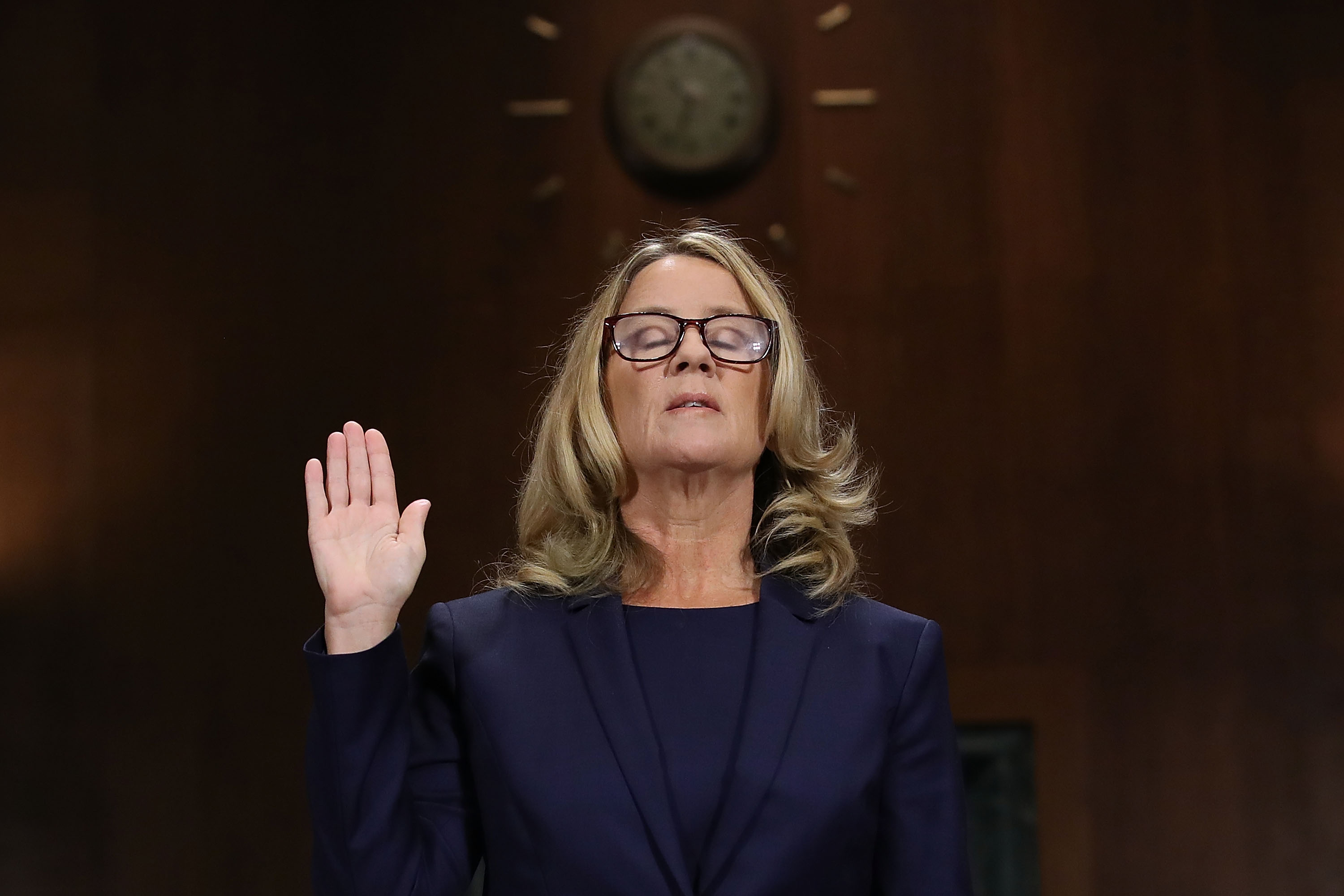 Dr. Christine Blasey Ford and Supreme Court nominee Brett Kavanaugh