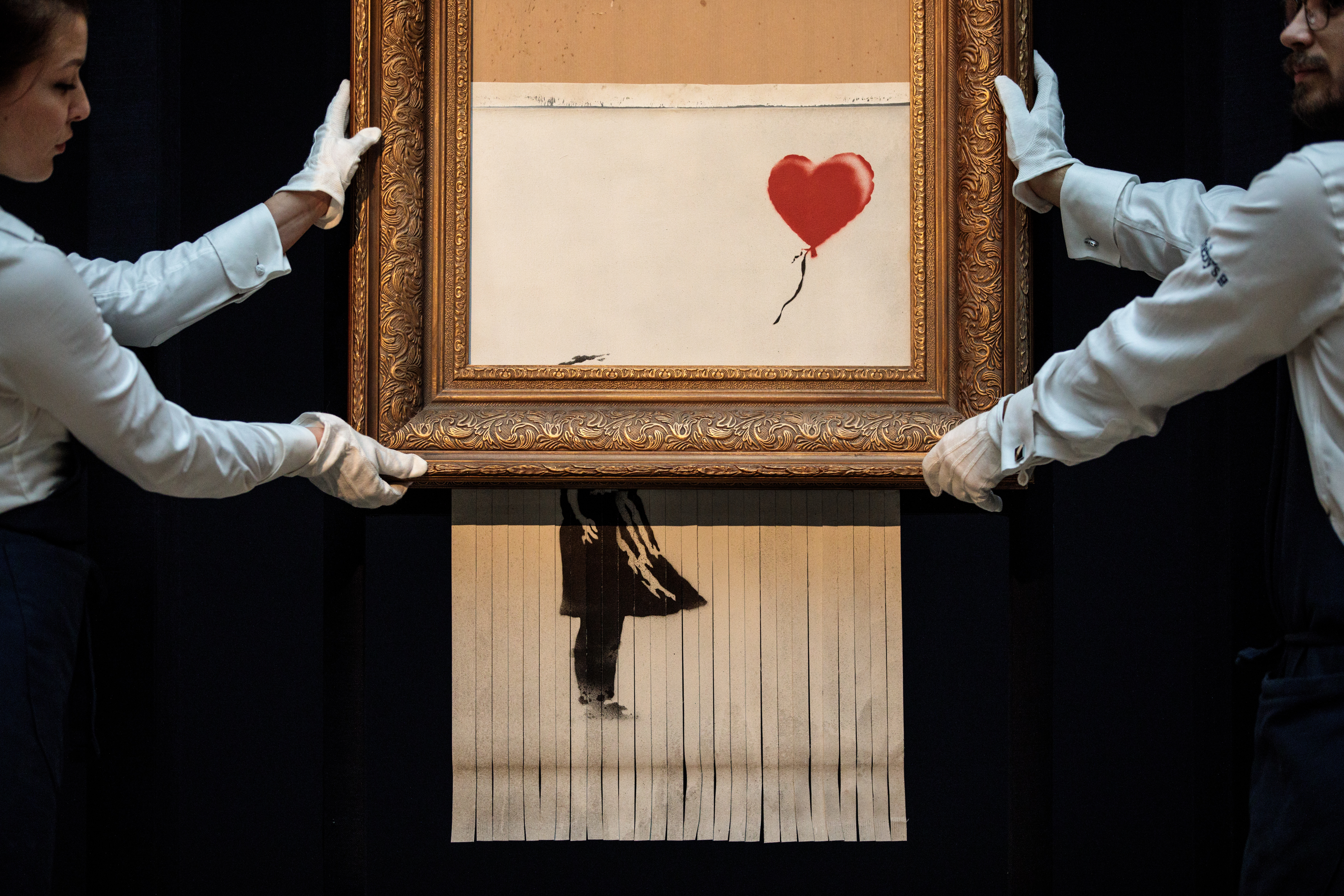 Banksy's 'Love in in the Bin'