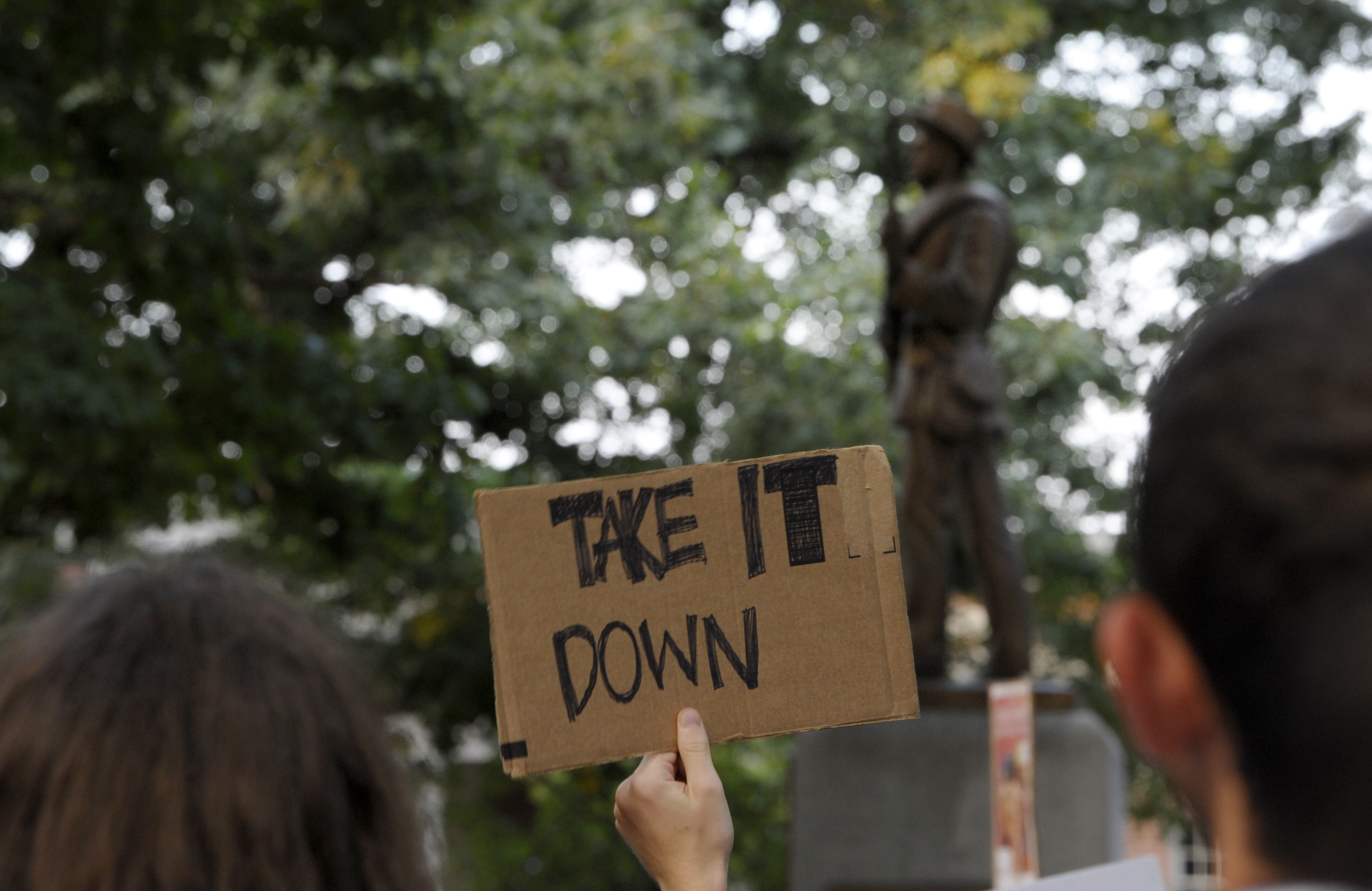 Rally Protesting UNC's Confederate Era Monument 'Silent Sam' Held On Campus