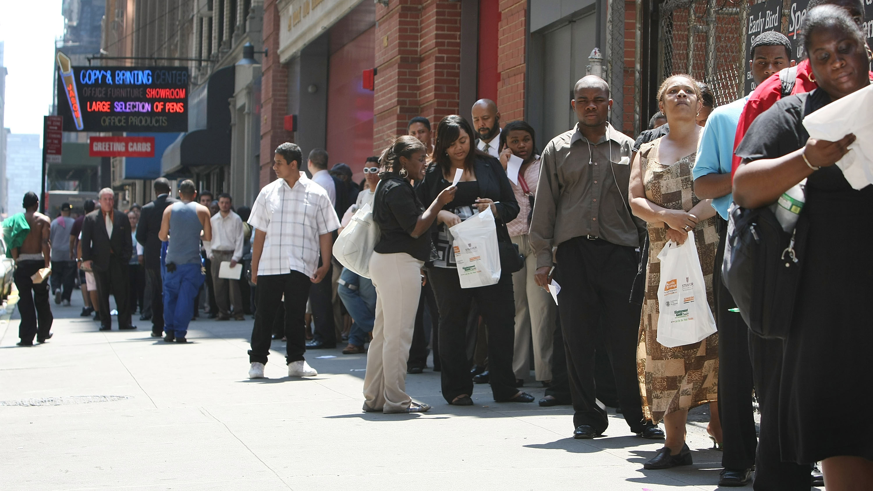 Job Fair Held In New York City