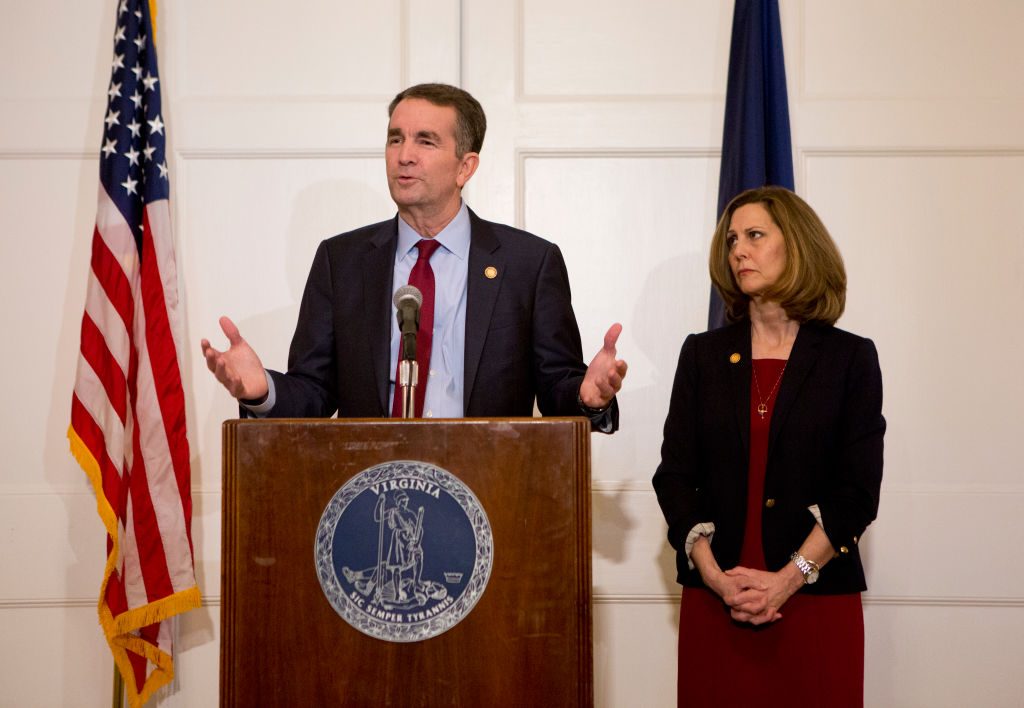 Governor Ralph Northam addresses the media in response to his medical school yearbook.