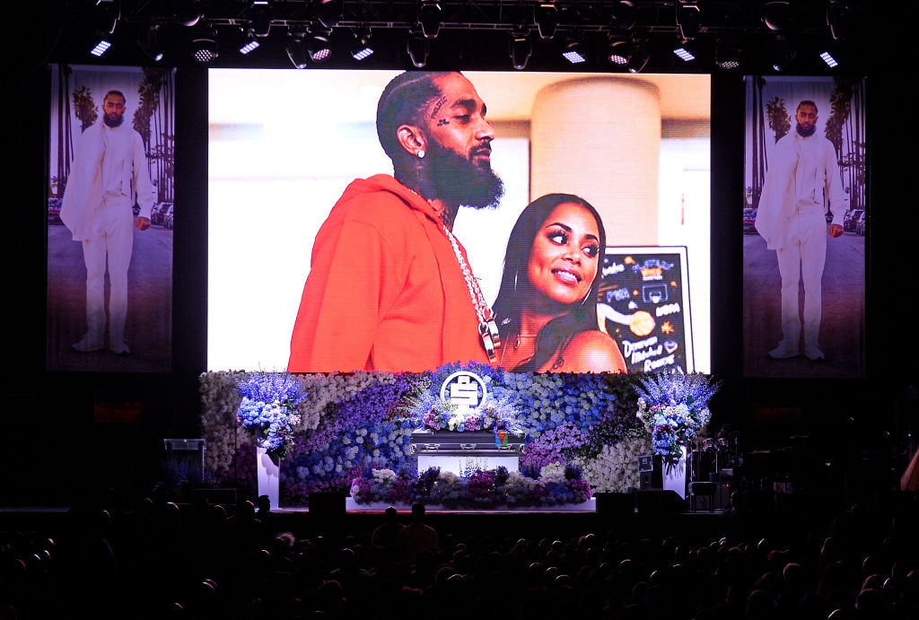 Nipsey Hussle's Celebration Of Life - Inside