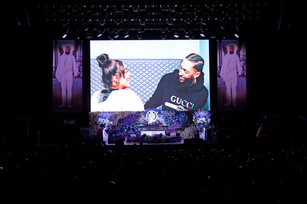 Nipsey Hussle's Celebration Of Life - Inside