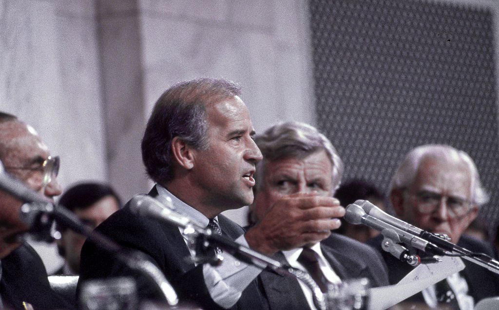 Senator Joe Biden At Clarence Thomas Confimation Hearings