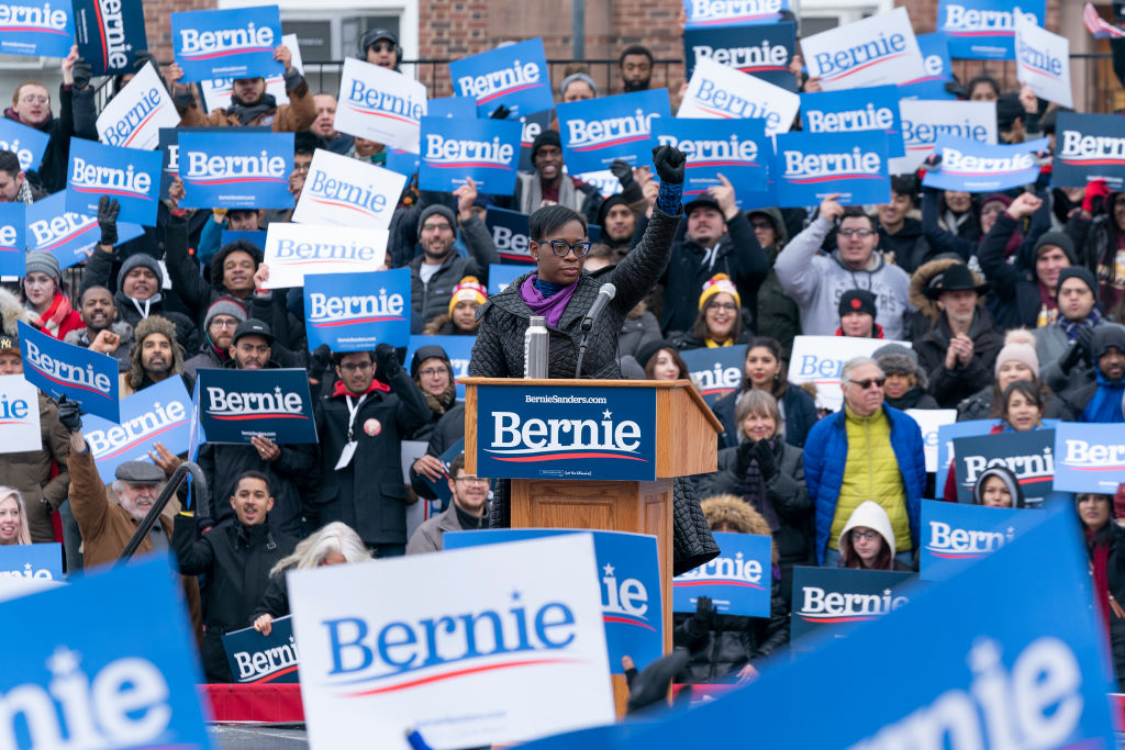 US Senator Nina Turner speaks at Democratic Presidential...