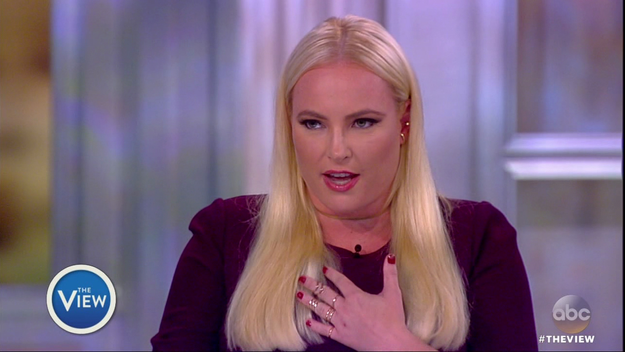 Meghan McCain during an appearance on ABC's 'The View.'