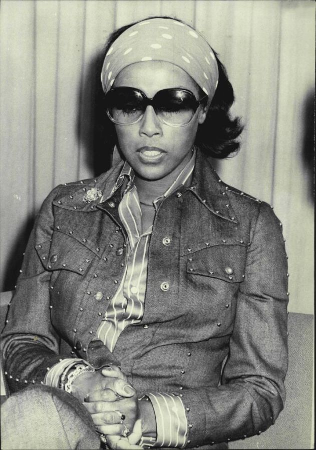 Diahann Carroll, actress, singer, arrived in Sydney today for an Opera House concert.