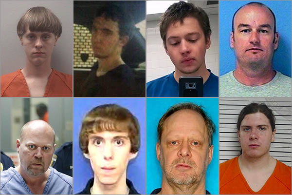 White domestic terrorists composite photo
