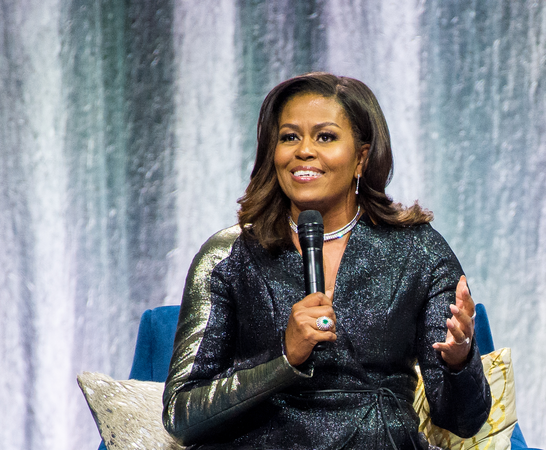 Michelle Obama attends 'Becoming' launch