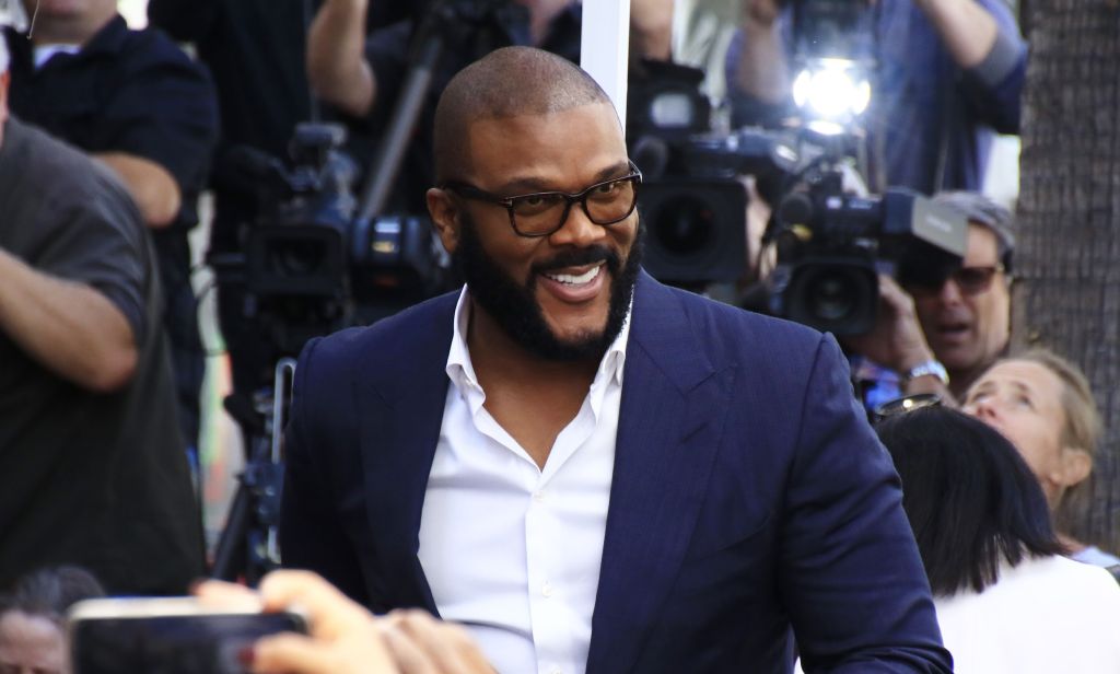 Tyler Perry is awarded the 2675th star on the Hollywood Walk of Fame