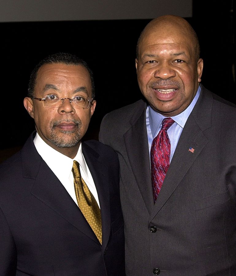 Screening Of HBO Documentary "Unchained Memories" WASHINGTON - FEBRUARY 6: Henry Louis Gates, Jr. (L), Chair of the Afro-American Studies at Harvard University, and Congressman Elijah Cummings (D-MD) attend a screening of the new HBO documentary "Unchained