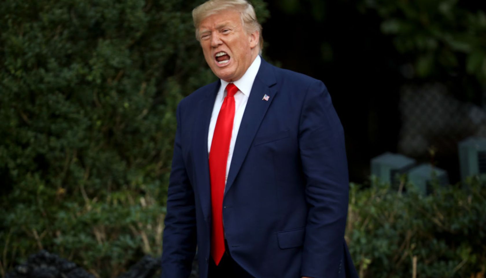 President Donald Trump Returns To The White House From Florida