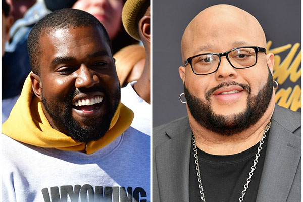 Kanye West and Fred Hammond