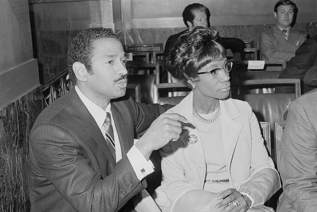 Representatives John Conyers Jr. and Shirley Chisholm