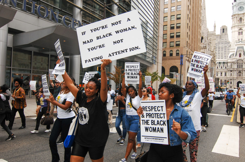 Black Women's March In Philadelphia