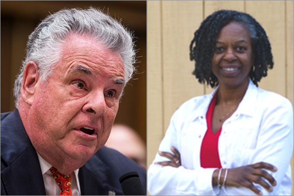 Peter King and Jackie Gordon