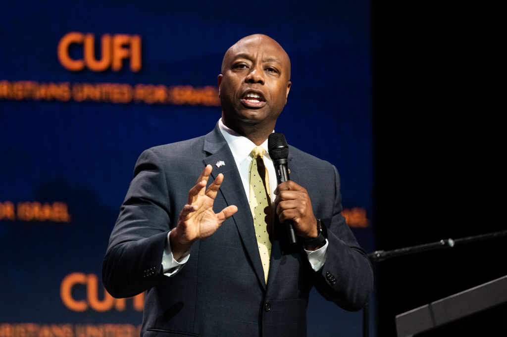 U.S. Senator Tim Scott (R-SC) speaking at the Christians...